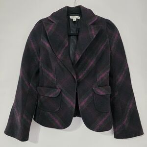 Banana Republic Vintage Women's Plaid Jacket - Multicolored - 4